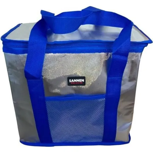 Туристична термосумка Sannen Cooler Bag MC-1059 на 25 л для продуктів і напоїв 37x20x34 см похідний переносний термобокс холодильник для пікніка