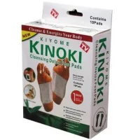 Лечебный пластырь Kiyome Kinoki для очищения организма Очищающие организм пластыри на стопы Киноки Комплект из 10 пластырей для выведения токсинов