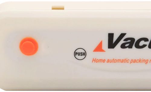 Вакуумний пакувальник пакетів New vacuum Sealer Автоматичний вакууматор, побутовий апарат вакуумайзер для упаковки і зберігання їжі, продуктів Білий
