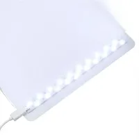 Раскладной фотобокс NJ-0065 с Led-подсветкой 40x40x40 см для предметной съемки, Световой лайтбокс для макросъемки, Мини фотостудия 2 фона