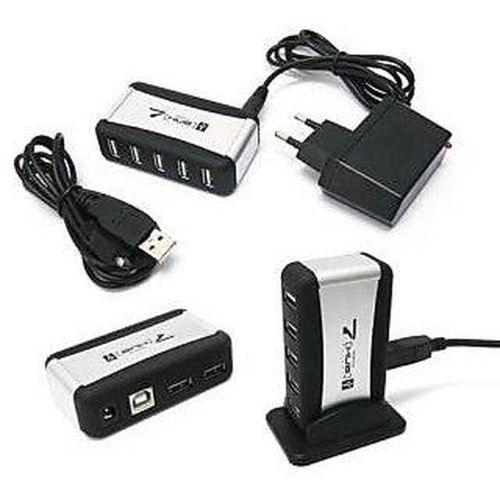 Вертикальний USB хаб HUB 2.0 Tomtop на 7 портів розгалужувач подовжувач від мережі