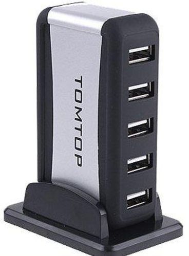 Вертикальний USB хаб HUB 2.0 Tomtop на 7 портів розгалужувач подовжувач від мережі