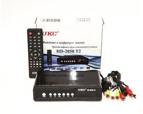 Цифровой эфирный Тюнер T2 UKC HD-2058 в металическом корпусе wi-fi DVB-Т2 ресивер