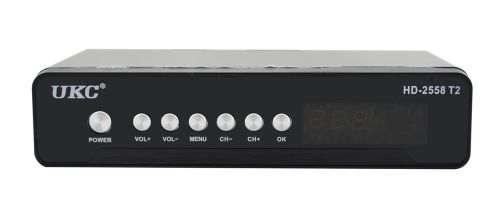 Цифровий ефірний Тюнер T2 UKC HD-2558 в металевому корпусі wi-fi DVB-Т2 ресивер