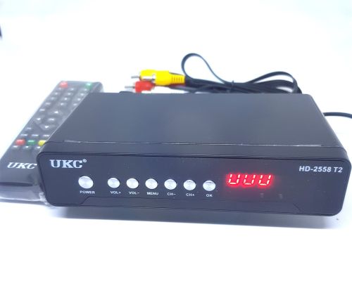 Цифровий ефірний Тюнер T2 UKC HD-2558 в металевому корпусі wi-fi DVB-Т2 ресивер
