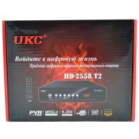 Цифровий ефірний Тюнер T2 UKC HD-2558 в металевому корпусі wi-fi DVB-Т2 ресивер