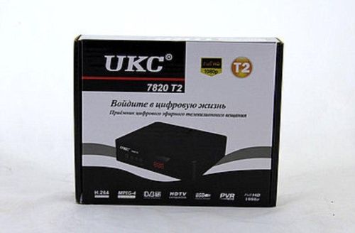 Цифровий ефірний Тюнер T2 UKC 7820 wi-fi DVB-T2 ресивер Т2