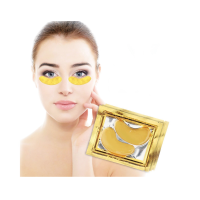 Золотые коллагеновые патчи для глаз Efero Crystal Golden Gold Eye Mask с биоактивным золотом 10шт