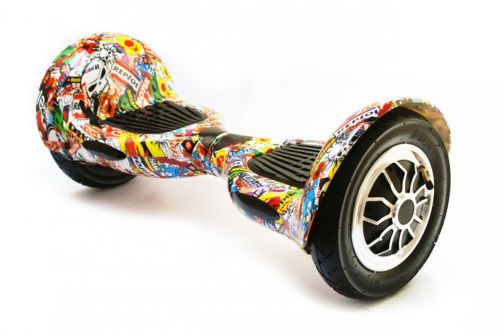 Гироскутер гироборд Smart Balance Wheel 10 " i10 з автобалансом і пультом Bluetooth Icons графіті іконки
