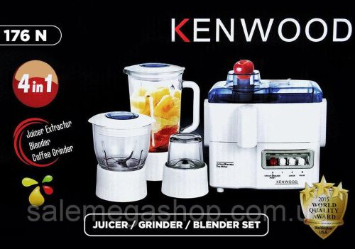 Кухонний комбайн Kenwood 176n 4 в 1, соковижималка, блендер, Гріндер, подрібнювач