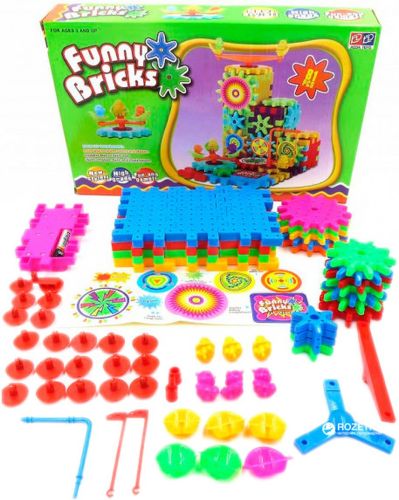 Дитячий розвиваючий конструктор 3D Funny Bricks (Фанні БРІКС) 81 деталь