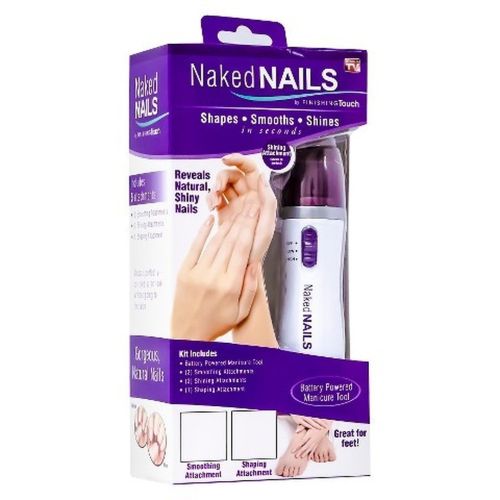 Машинка для полірування нігтів Naked Nails. Прилад для шліфування, апарат для манікюру та педикюру