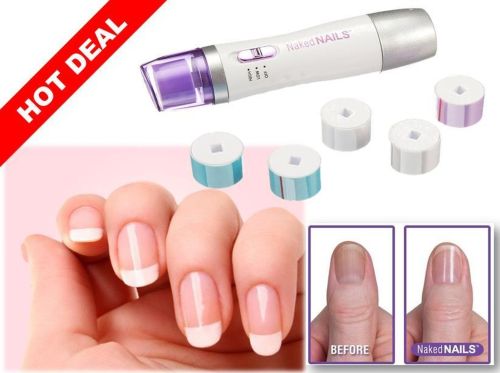Машинка для полірування нігтів Naked Nails. Прилад для шліфування, апарат для манікюру та педикюру
