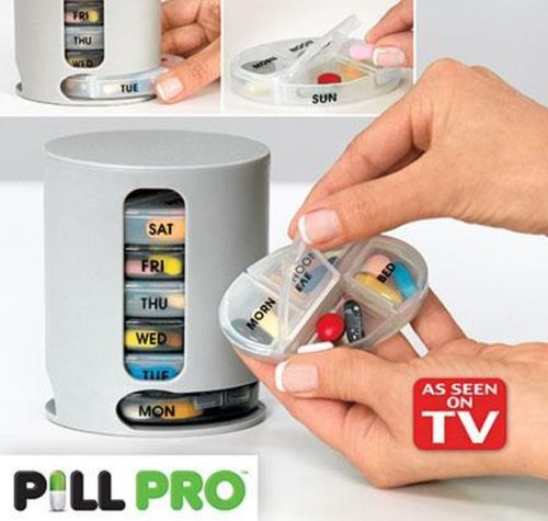 Органайзер для таблеток на 7 днів Pill Pro таблетница, контейнер для таблеток на тиждень