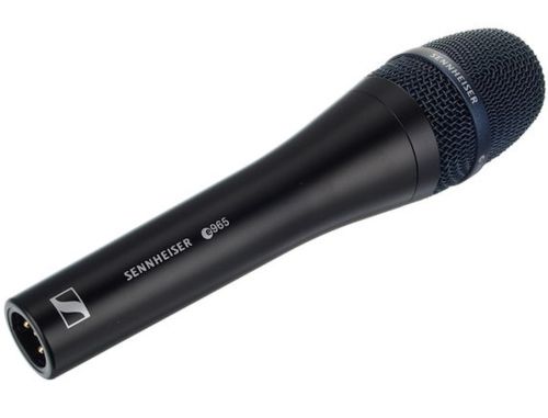 Ручний провідний мікрофон Sennheiser Evolution E965 для співу, вокальний односпрямований конденсаторний мікрофон для запису і караоке Чорний