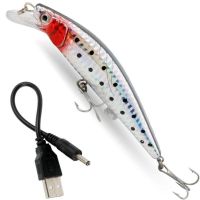Электронный воблер со светодиодной подсветкой Twitching Lure приманка для ловли хищных рыб Твичинг Лур)