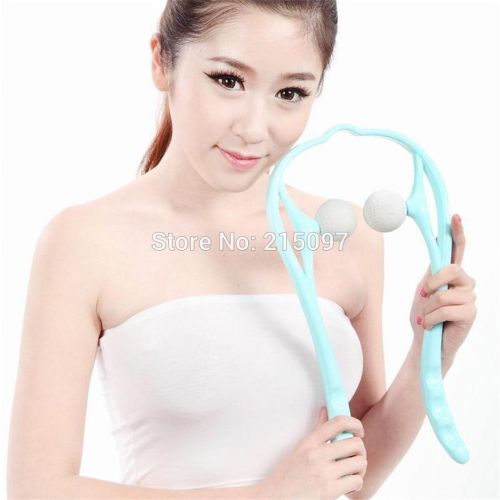Ручний роликовий масажер для шиї Hexiang Neck Massager для зняття втоми і напруги