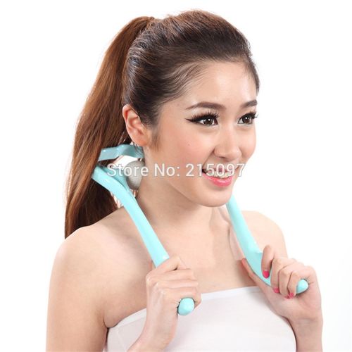Ручний роликовий масажер для шиї Hexiang Neck Massager для зняття втоми і напруги