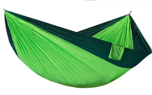 Гамак из нейлона туристический одноместный Travel hammock 270х140 см Летний с карманом
