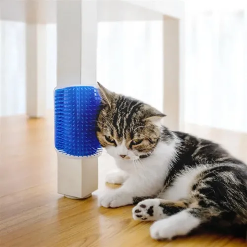 Масажна щітка-чесалка для кішок Hagen Catit Self Groomer для грумінгу кутова щітка чесалка для котів і собак іграшка для тварин для самогрумінгу