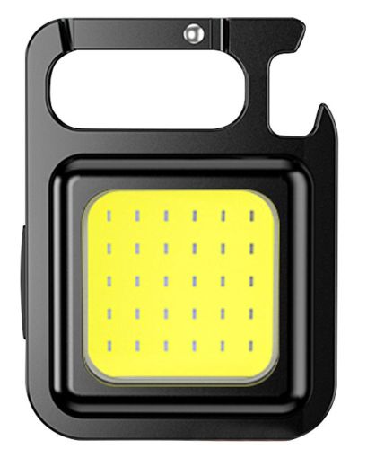  Кишеньковий ліхтарик брелок Bailong SH-J031-SWS COB 240 LED з магнітом і карабіном, акумуляторний водонепроникний міні ліхтар на ключі з відкривачкою