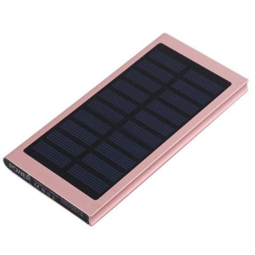 Портативное зарядное Power Bank Smart  на солнечной батарее Solar 89000 mAh Slim тонкий