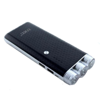 Портативное зарядное устройство Power Bank LED UKC KC-05 35000 mAh Black Аккумулятор 