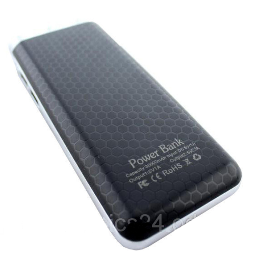 Портативное зарядное устройство Power Bank LED UKC KC-05 35000 mAh Black Аккумулятор 