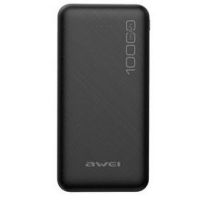 Портативное зарядное устройство Power Bank Awei P28K 10000 mAh, Black черный