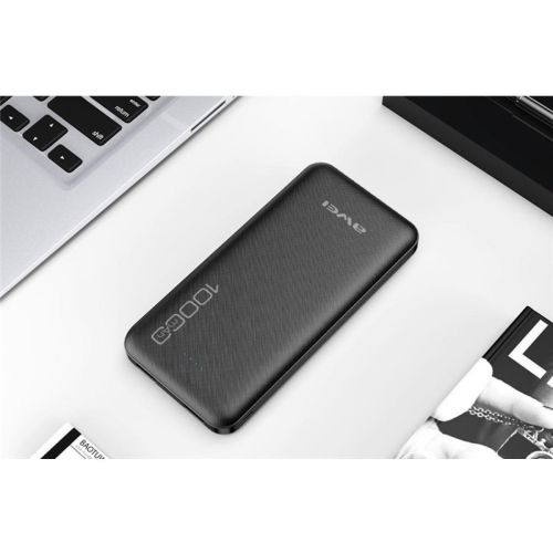 Портативное зарядное устройство Power Bank Awei P28K 10000 mAh, Black черный