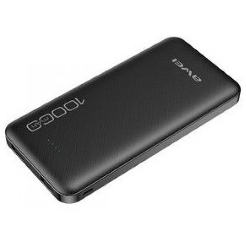 Портативное зарядное устройство Power Bank Awei P28K 10000 mAh, Black черный