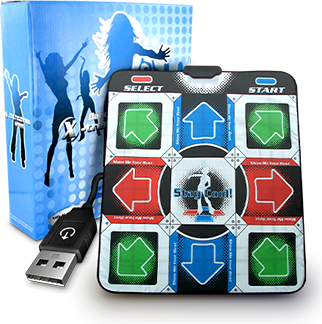 Танцювальний килимок usb для ПК комп'ютера PC Dance mat X-treme Dance Pad покращений з CD