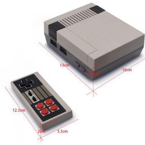 Ігрова ретро приставка Dendy Game Anniversary Edition NES 620 ігор з двома джойстиками Дитяча консоль 8 біт Денді з вбудованими іграми D1001 Сіра