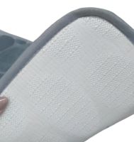 Антиковзаючий килимок Homytex 60x40см з 3d ефектом каменів у ванну, Водопоглинаючий килим Камені для вбирання вологи для ванної кімнати Сірий