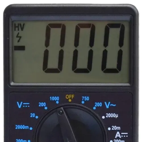 Кишеньковий звуковий мультиметр Digital dt700d Цифровий для контролю постійного і змінного напруги, Тестер зі звуковою прозвонкой з щупами