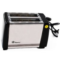 Кухонный тостер Domotec MS-3231 Black Steel 650W нержавеющая сталь
