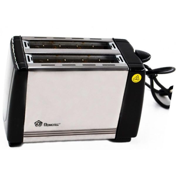 Кухонний тостер Domotec MS - 3231 Black Steel 650W нержавіюча сталь