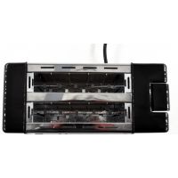 Кухонный тостер Domotec MS-3232 Black Steel 650W нержавеющая сталь