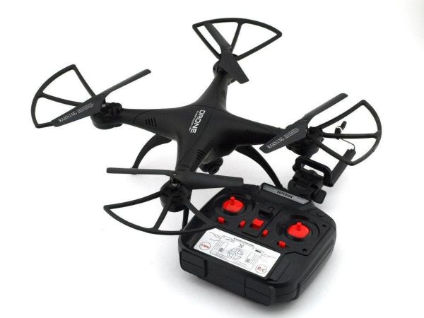Радіокерований квадрокоптер Dean Toys Drone 1 million Black, FPV з HD WI-FI камерою