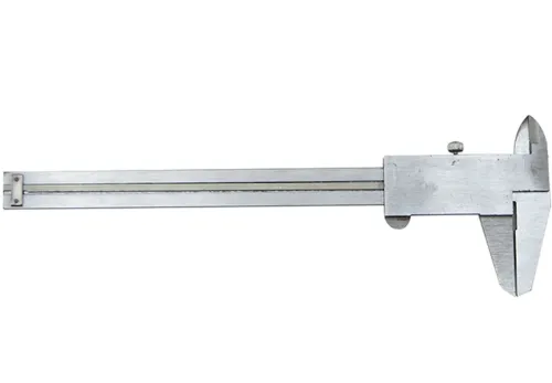 Механічний штангенциркуль з глибиноміром Vernier Caliper KC-A150 0 - 150mm в кейсі, Штангенциркуль 15 см для зовнішніх і внутрішніх вимірювань зі сталі