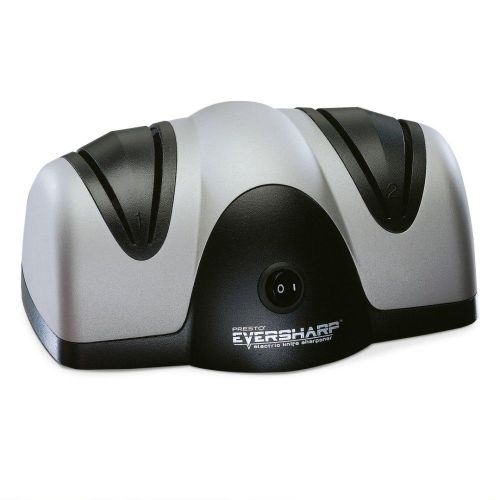 Велика подвійна электроточилка для кухонних ножів і ножиць Presto Eversharp Knife Sharpener від мережі 220V