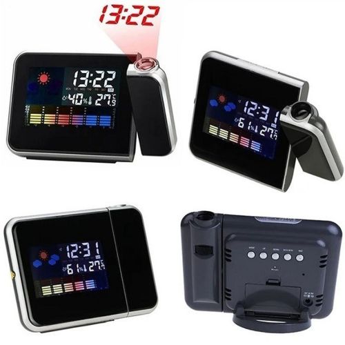 Настільний годинник з проектором часу Kronos DS-8190 метеостанція Color Screen Calendar