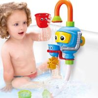 Розвиваюча дитяча іграшка для купання у ванній Baby Water Toys Водоспад "чарівний кран"