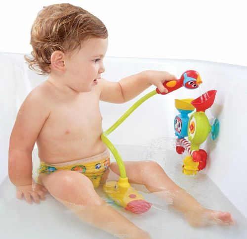 Розвиваюча дитяча іграшка для купання у ванній Baby Water Toys Водоспад "чарівний кран"