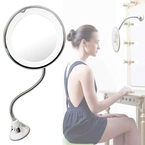 Гнучке дзеркало на присоску з підсвічуванням з 5X збільшенням Ultra Flexible Mirror 5X