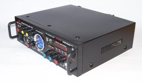 Підсилювач потужності звуку UKC AV - 339bt 300W + караоке на 2 мікрофони