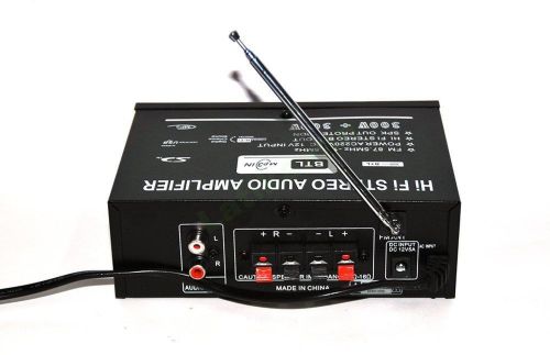 Підсилювач звуку UKC Xplod AK - 699D з Bluetooth і пультом 600W MP3 FM 220v 12v Стерео підсилювач в машину