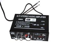 Підсилювач звуку UKC Xplod AK - 699D з Bluetooth і пультом 600W MP3 FM 220v 12v Стерео підсилювач в машину