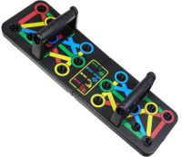 Дошка для віджимань Foldable Push Up Board JT-006, упор для віджимань від підлоги 14 в 1 регульована стійка, платформа, тренажер для м'язів Supretto