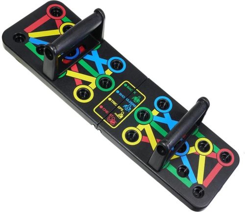 Дошка для віджимань Foldable Push Up Board JT-006, упор для віджимань від підлоги 14 в 1 регульована стійка, платформа, тренажер для м'язів Supretto